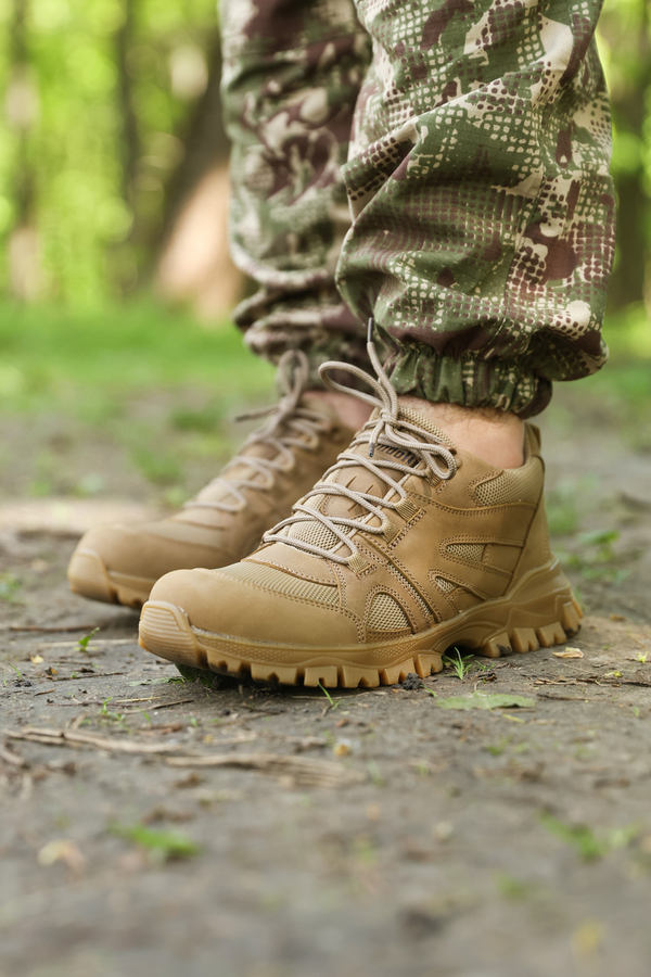 Mangust Undolini Coyote Sneakers - Breathable 3D Mesh Insert