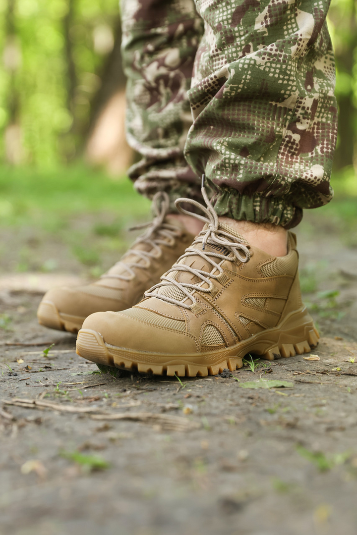 Mangust Undolini Coyote Sneakers - Breathable 3D Mesh Insert