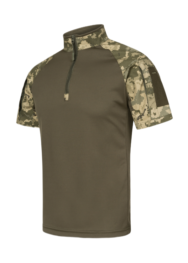 G4 Kiborg Tactical Short Sleeve T-Shirt, Khaki Pixel Camo