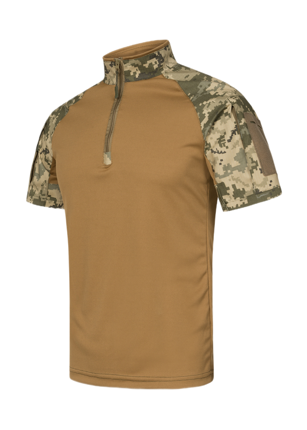 Tactical Short Sleeve T-Shirt UBAX G4 Kiborg Coyote + Pixel