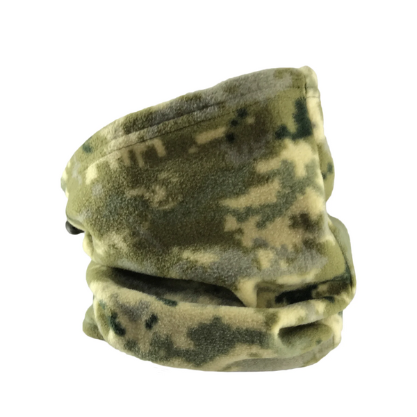 Fleece Buff with Adjustable Fit - Pixel Camo