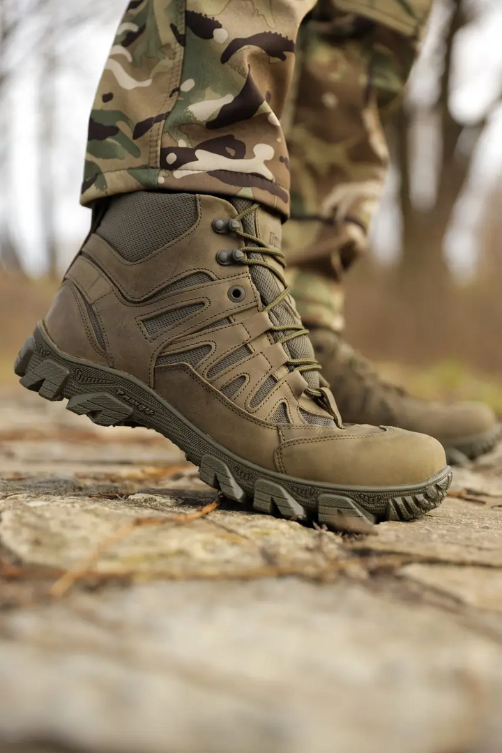 Crazy Undolini USA Olive Mid-Season Ankle Boots