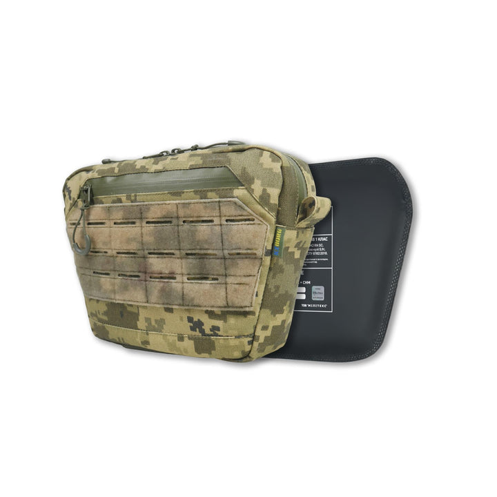 Militex GU Kiborg Tactical Bag with Level I Ballistic Insert, CORDURA Pixel