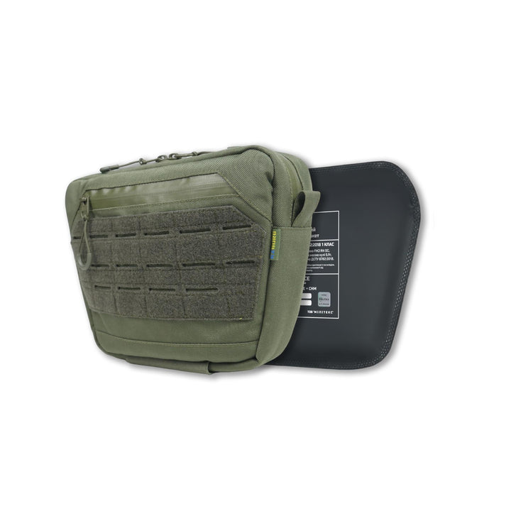 Militex GU M Kiborg Tactical Chest Rig with Level 1 Ballistic Insert, Khaki