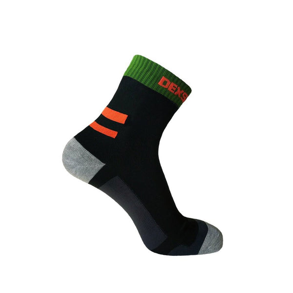 Dexshell Waterproof Running Socks, Size S, Orange Stripes