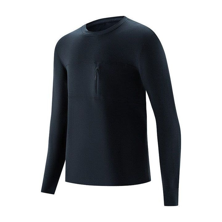 Naturehike Men's Thermal Long Sleeve Shirt NH22NY009, Winter, XXL, Black