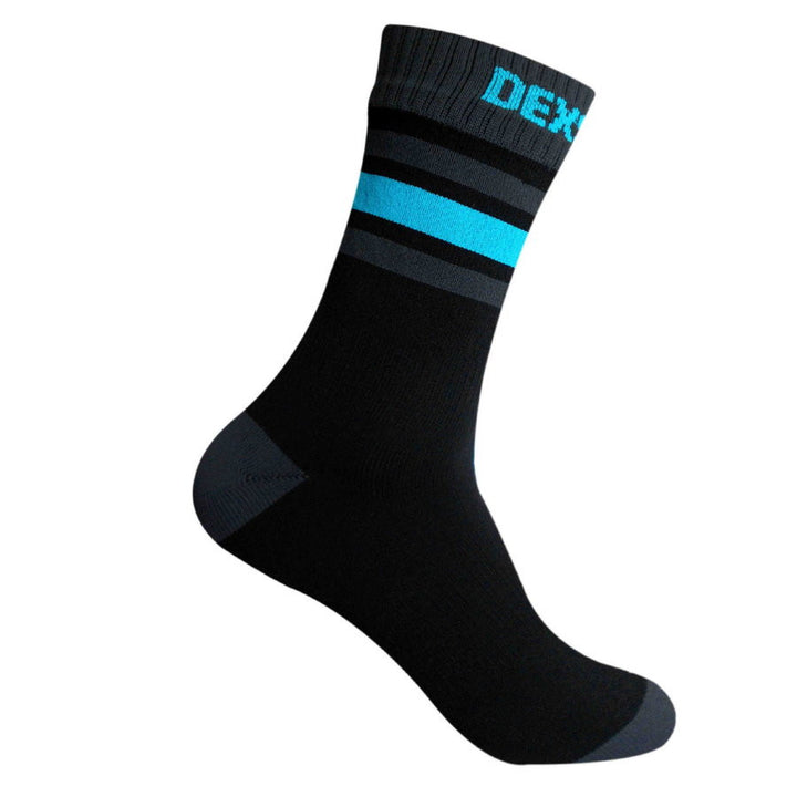 Dexshell Ultra Dri Sports Waterproof Socks, Size XL, Blue Stripe