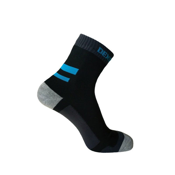 Dexshell Waterproof Running Socks, Size S, Blue Stripes
